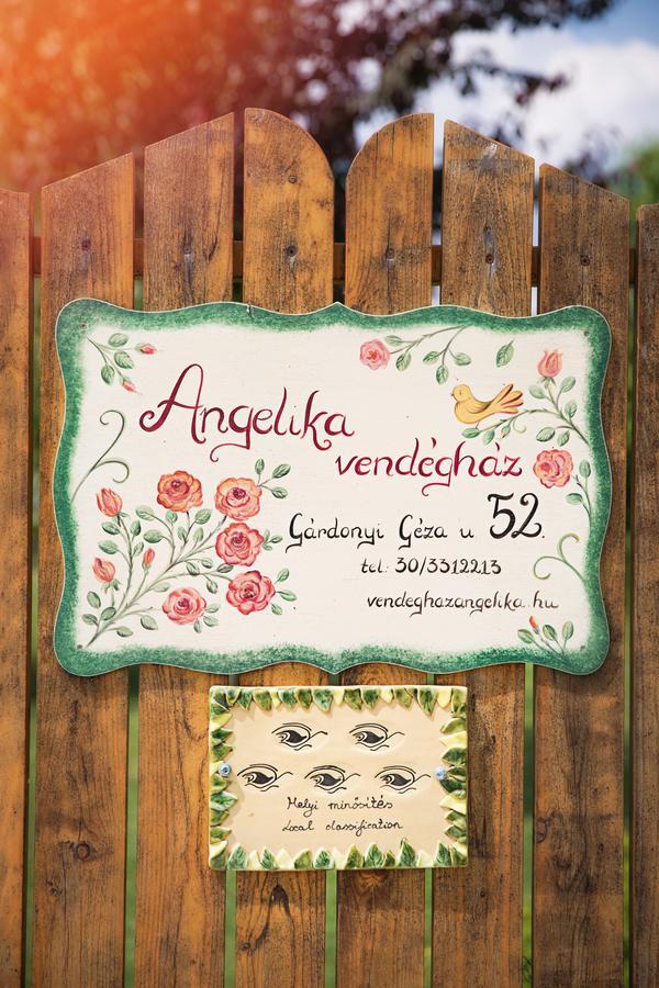 Angelika Vendégház Dinnyés Exterior foto